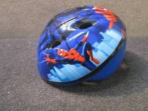 lot 278 image: Spiderman Toddler Bike Helmet...