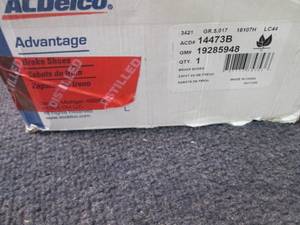 lot 279 image: AC Delco Advantage Brake Shoes...