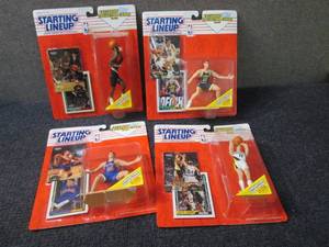 lot 282 image: 4- 93 Starting Lineup Basketball F...