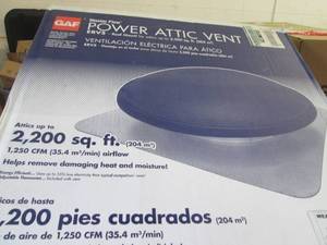 lot 315 image: Master Flow Power Attic Vent 2200 s...