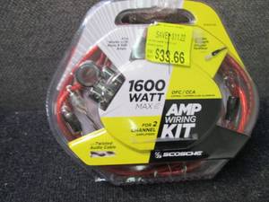 lot 337 image: 1600 Watt Amp Wiring Kit...