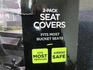 lot 346 image: Auto Drive 2 pk Seat Covers...
