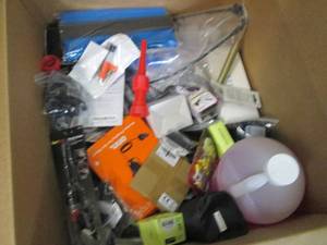lot 376 image: Box of Assorted ReturnedOverstock ...