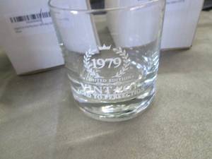 lot 44 image: 3 Gift  Whiskey Glasses Vintage 19...