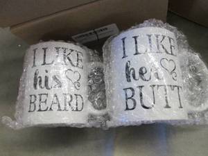 lot 100 image: 3 Sets of  I Like His BeardI Like...