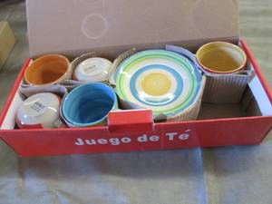 lot 104 image: CupSaucer Set- one cup missing...