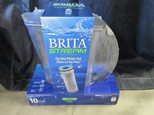 lot 113 image: 10 Cup Brita Stream Pitcher...