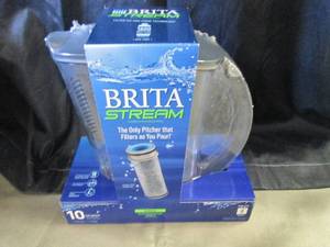 lot 114 image: 10 Cup Brita Stream Pitcher...