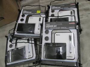 lot 137 image: 4- 7pc Locker Kits W3...