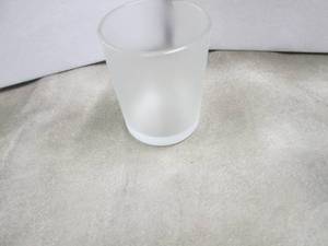 lot 142 image: 24 Frosted Candle Votives ...