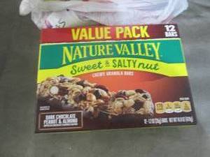 lot 416 image: 4- 12 pks Nature Valley Granola Bar...