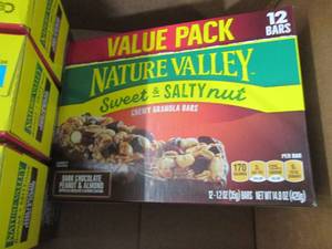 lot 421 image: 4- 12 pks Nature Valley Granola Bar...