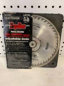 lot 10 image: Craftsman Excalibur 8 Adjustable Dado Blade