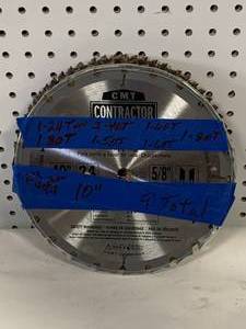 lot 12 image: Lot of 9ea Carbide 10 Inch Saw Blades