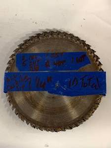 lot 14 image: Lot of 10ea Carbide 7 14 Inch Saw Blades
