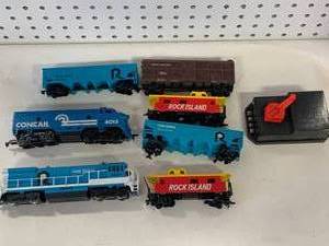 lot 45 image: HO Con Rail Train Assortment