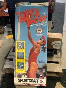 lot 53 image: Volleyball Net & Post