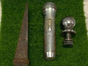 lot 62 image: Hardware Lot Including Vintage Blaco Flashlight