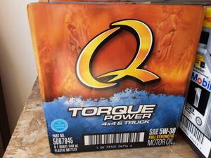 lot 9 image: 6 Qts. Torque Power Full Synthetic Oil 5W-30