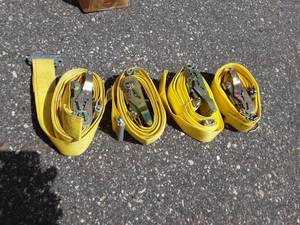 lot 14 image: 4-E-Track  Ratchet Straps