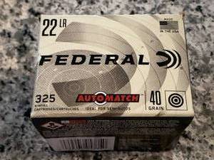 325 Rounds .22 Ammo Ammunition
