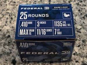 25ea .410  3 Shells