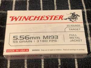 20 Rounds 5.56 55gr Ammo Ammunition
