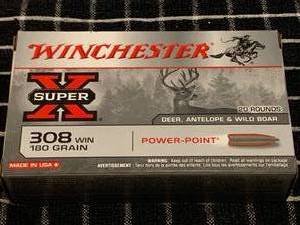 20 Rounds .308 180gr Ammo Ammunition