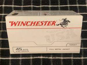 100 Rounds .45 Auto Ammo Ammunition 230gr