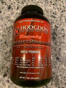 1 Pound Hodgdon Performance Rifle Powder (no shipping)