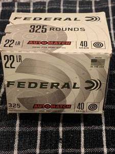 325 Rounds .22 Ammo Ammunition