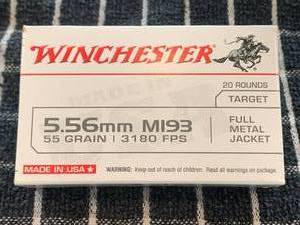 20 Rounds 5.56 55gr Ammo Ammunition