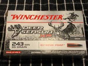 20 Rounds 243 Win Ammo Ammunition 95gr