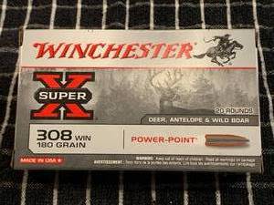 20 Rounds .308 180gr Ammo Ammunition