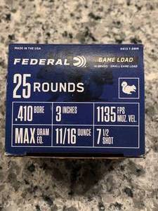 25ea .410  3 Shells