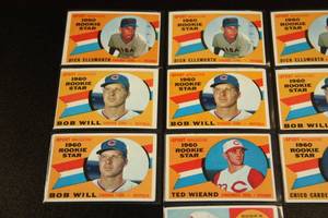lot 17 image: 1960 Topps Baseball Card Lot  10 Cards