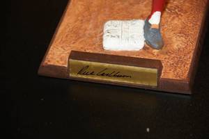 lot 33 image: 1990 Pro Sports Richie Ashburn Figurine Autograph 9142162