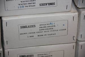 lot 60 image: Vintage Collapsable Sunglasses Deadstock Reseller Lot  8 Dozen