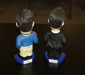 lot 26 image: Minnesota Timberwolves Flip Saunders & Kevin McHale Bobblehead