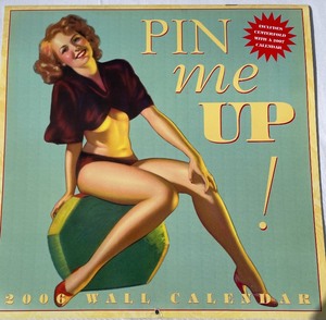 lot 4 image: 3 Pin Up Calendars (Reproduction)