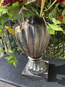 lot 1 image: Fantastic Faux Floral Vase