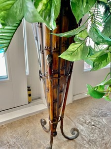 lot 99 image: Faux Plant in Decorative Vase