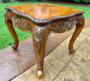 lot 169 image: Wooden Accent Table