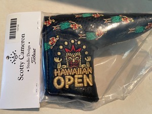lot 33 image: Scotty Cameron Titleist Putter Head Cover from Hawaiian Open