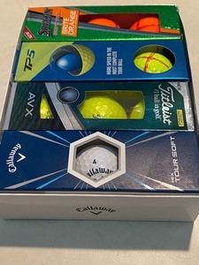 lot 47 image: Four Sleeves of Golf Balls- Various Brands