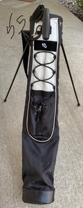 lot 55 image: Club Champ Sunday Bag in Black and Gray