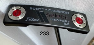 lot 233 image: Scotty Cameron Select Newpor 2.5 Titleist