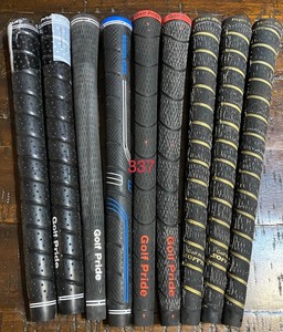 lot 337 image: (9) Assorted Golf Pride Grips