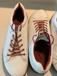 lot 384 image: Two Pairs Mens ECCO Brand Golf Shoes- Size 47