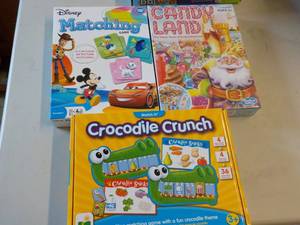 Candyland, Crocodile Crunch and Mat...